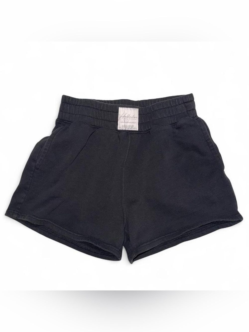 Hollister Black Elastic-Waist Shorts